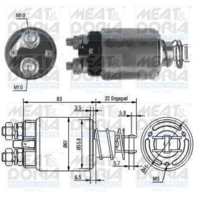 Solenoid Switch, starter